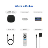 Onn Android TV 4K UHD Streaming Device with Voice Remote Control & HDMI Cable